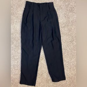 Black Flare Leg Trouser